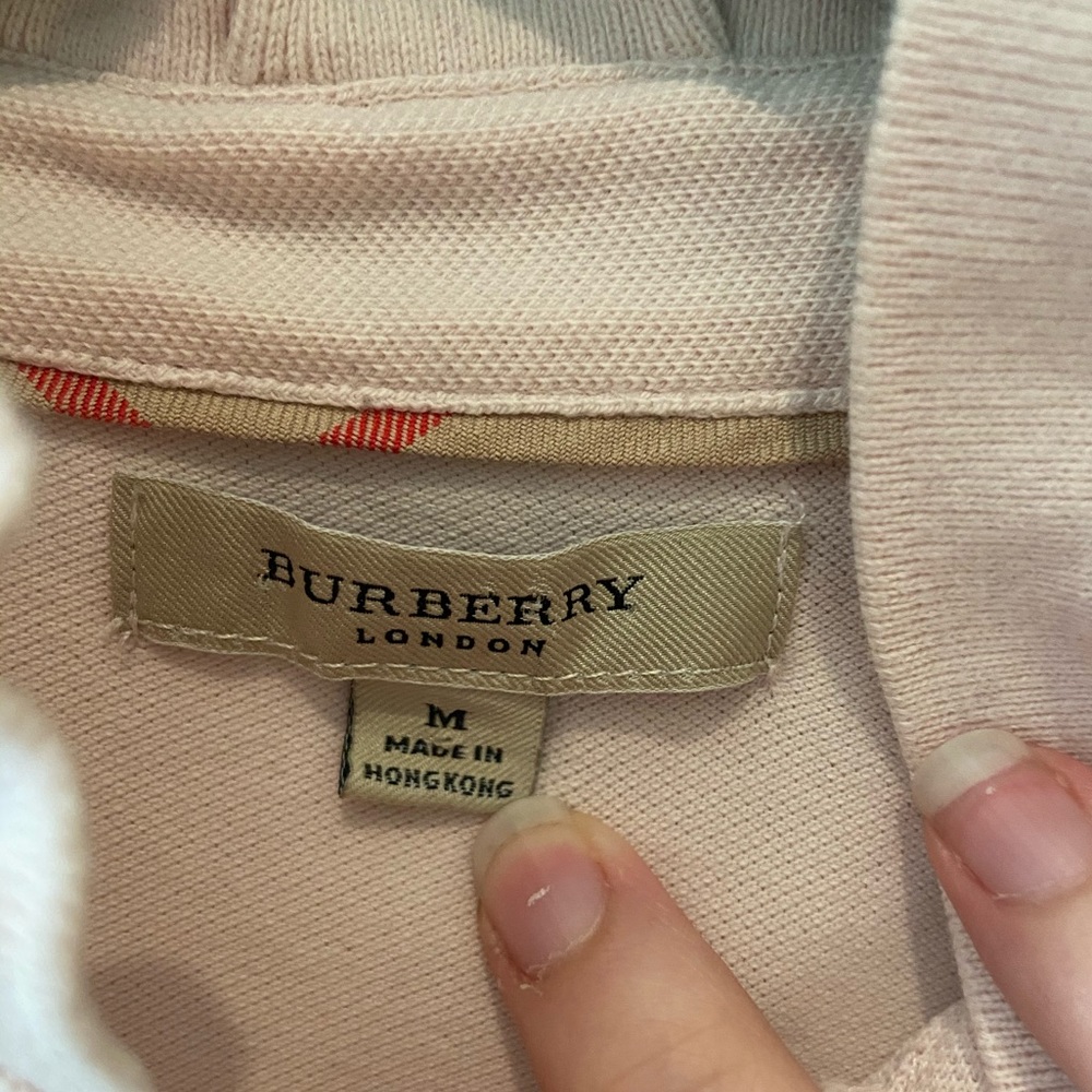 Burberry Baby Pink Polo Blouse - Picture 2 of 3